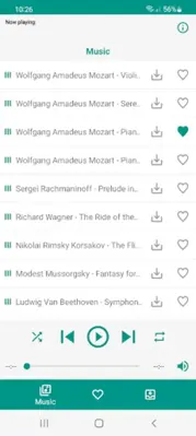 Famous Classical Film Music android App screenshot 3